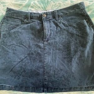Croft&barrow, Croft & Barrow, denim floral Skort, size 14, new